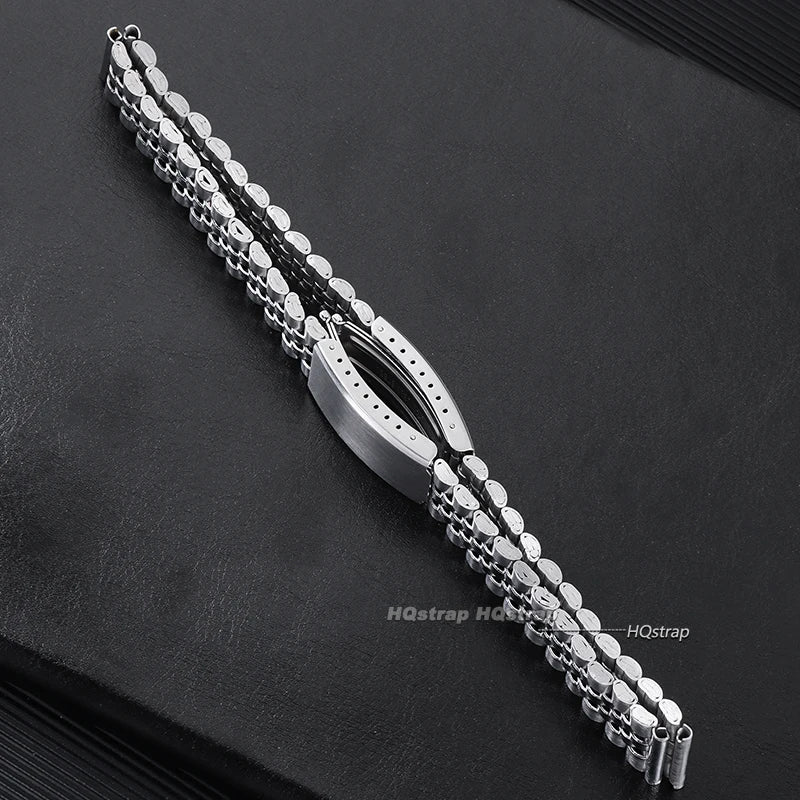 Stainless Steel Watchbands 12-22mm with Folding Clasp for Casio & Seiko