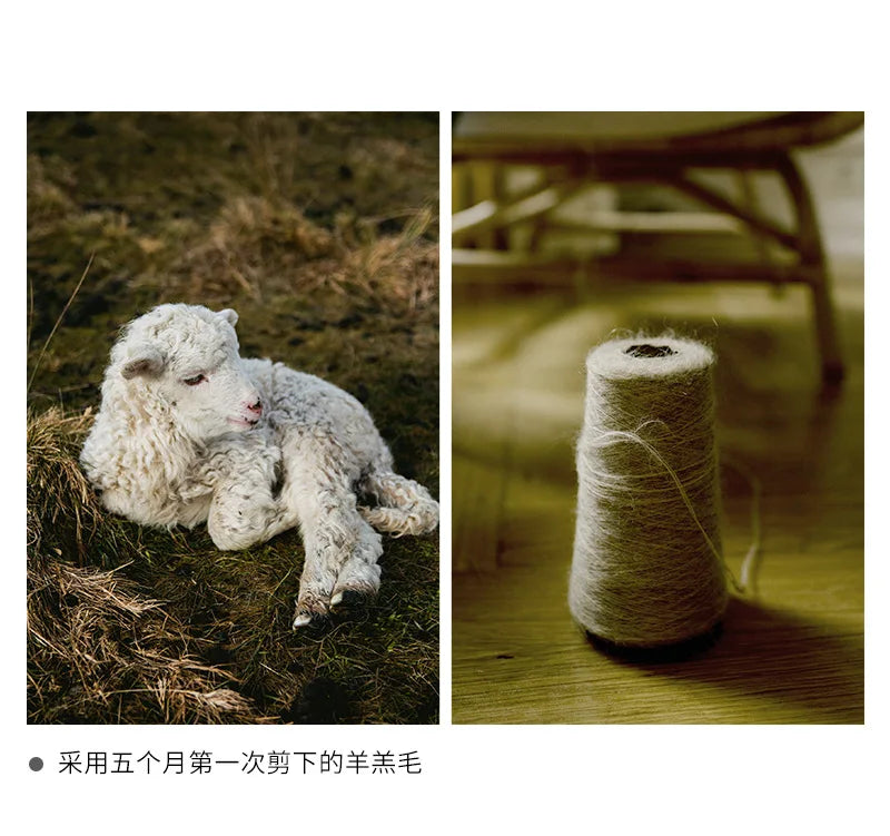 CowLost | australian-wool-winter-plaid-cashmere-scarf |7