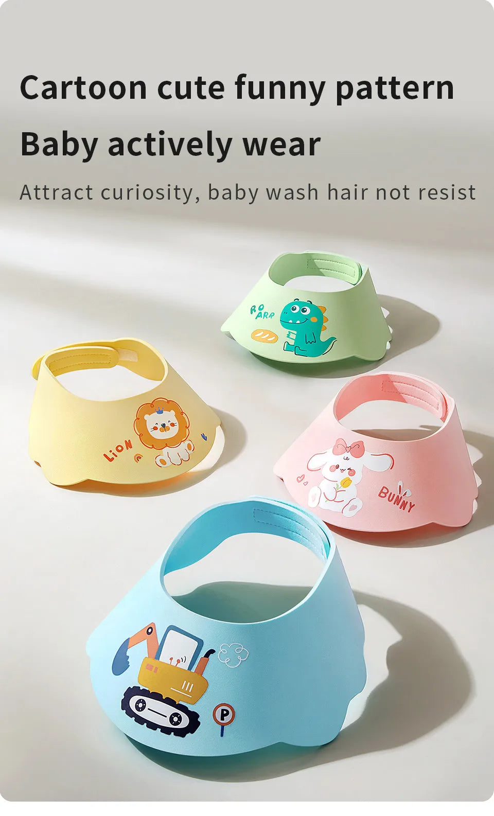 CowLost | aibedila-baby-shower-cap-adjustable-waterproof-ear-protection-shampoo-hat |13