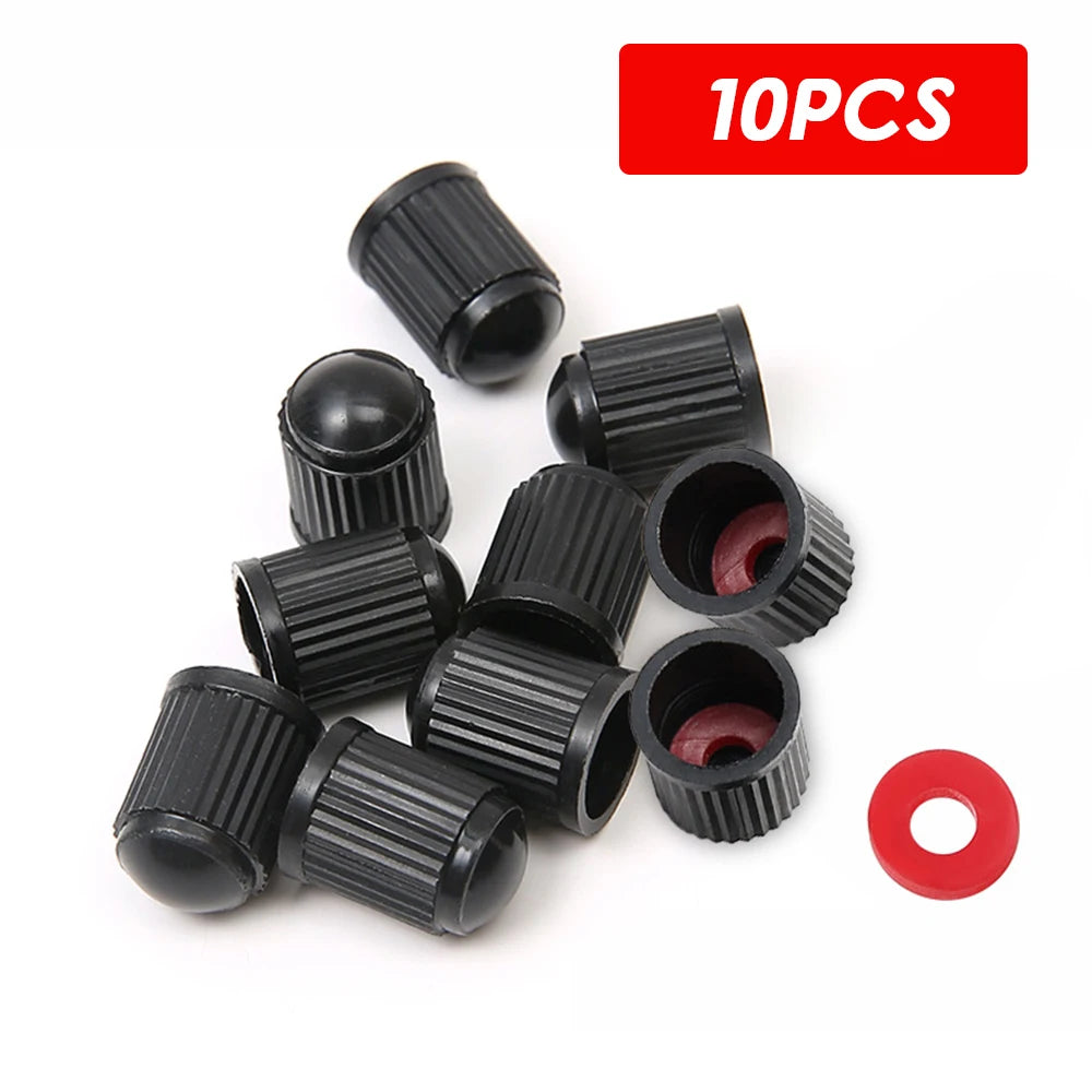 CowLost | tire-valve-dust-caps-stem-covers-plastic-car-wheel |12