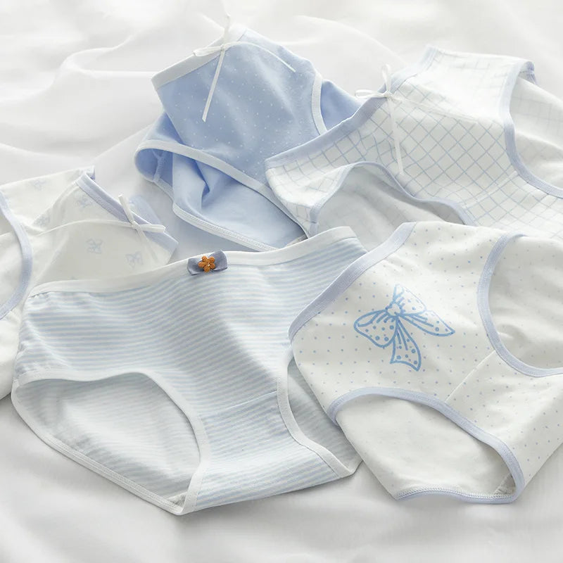 CowLost | product_id-ollymurscn-womens-cotton-low-waist-seamless-briefs-with-bow-detail |1