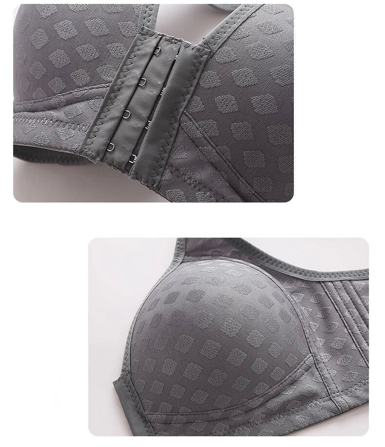 CowLost | product_id-fallsweet-plus-size-plaid-seamless-wireless-front-closure-push-up-bra |13