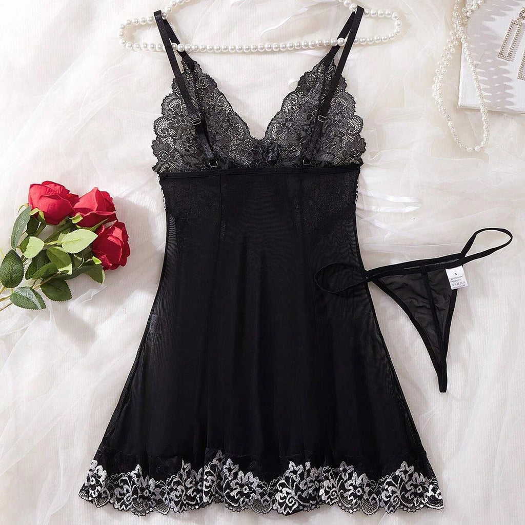 CowLost | transparent-black-sexy-lingerie-women-underwear |3