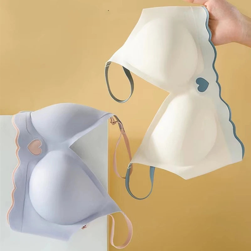 CowLost | top-non-marking-womens-bra-without-steel-ring-gathering-anti-sagging-comfortable-and-small-womens-underwear-thin-section |4