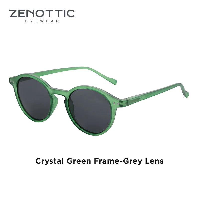 CowLost | zenottic-s-size-retro-circular-polarized-sunglasses |43