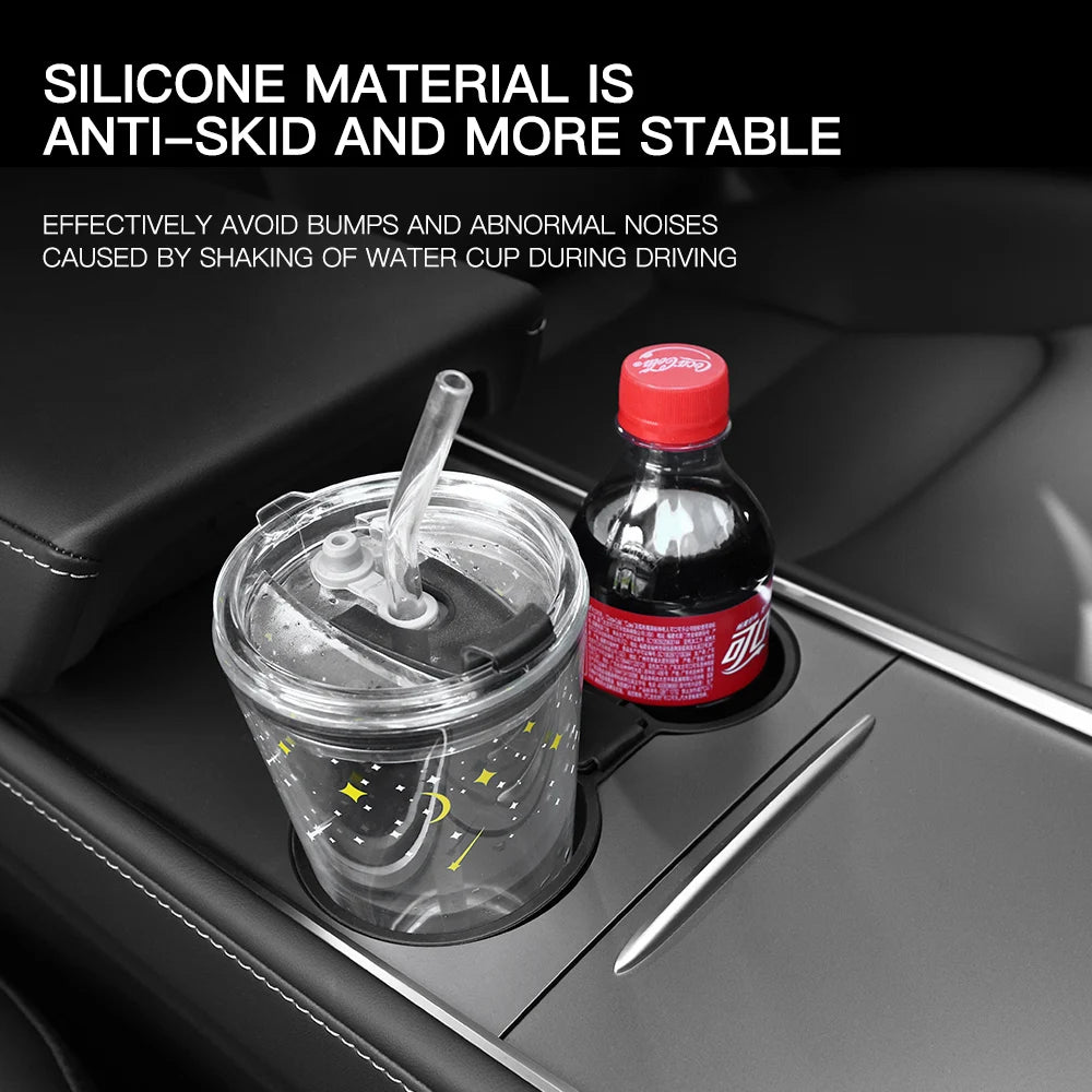 CowLost | for-tesla-model-3-y-highland-junipe-water-cup-holder-storage-box |3