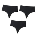 CowLost | product_id-3pcs-women-high-waist-seamless-soft-g-string-thongs-panties |21