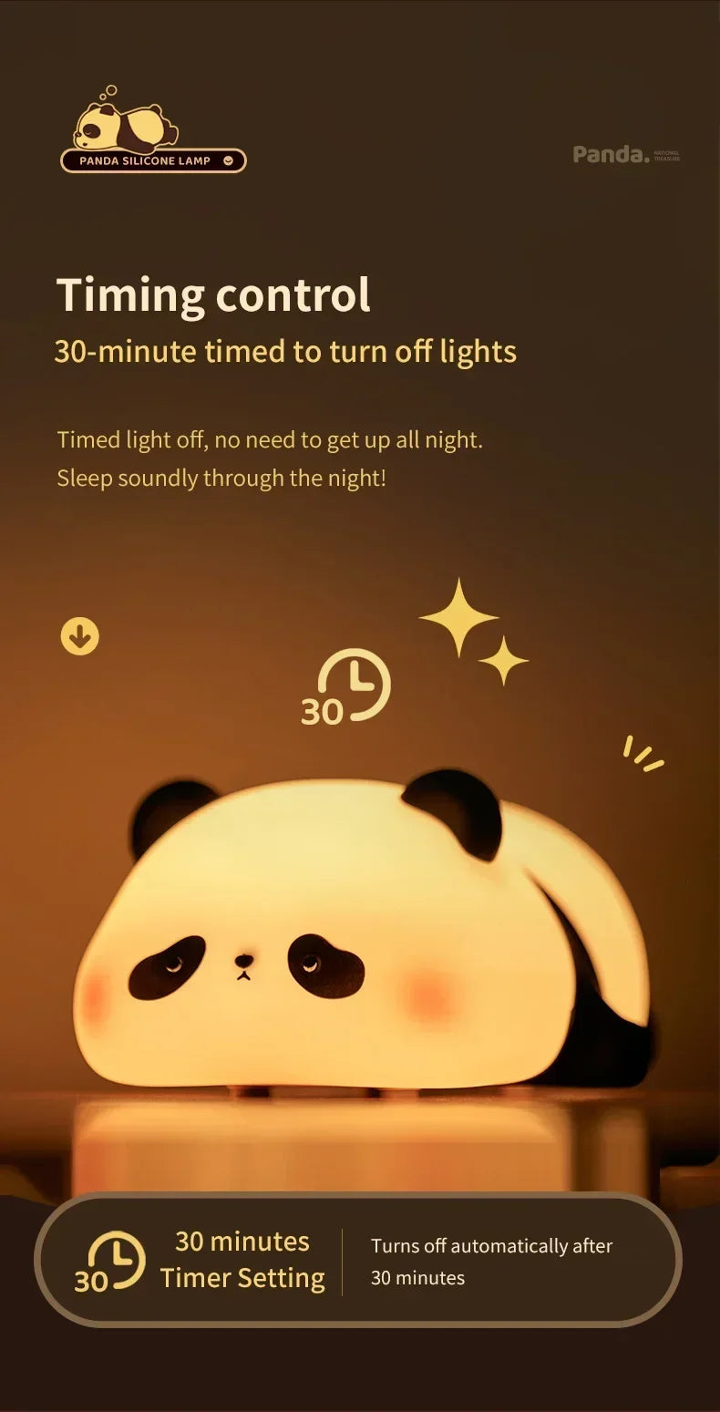 CowLost | product_id-rechargeable-panda-silicone-led-night-light-with-timer-for-kids-bedroom-gift |14