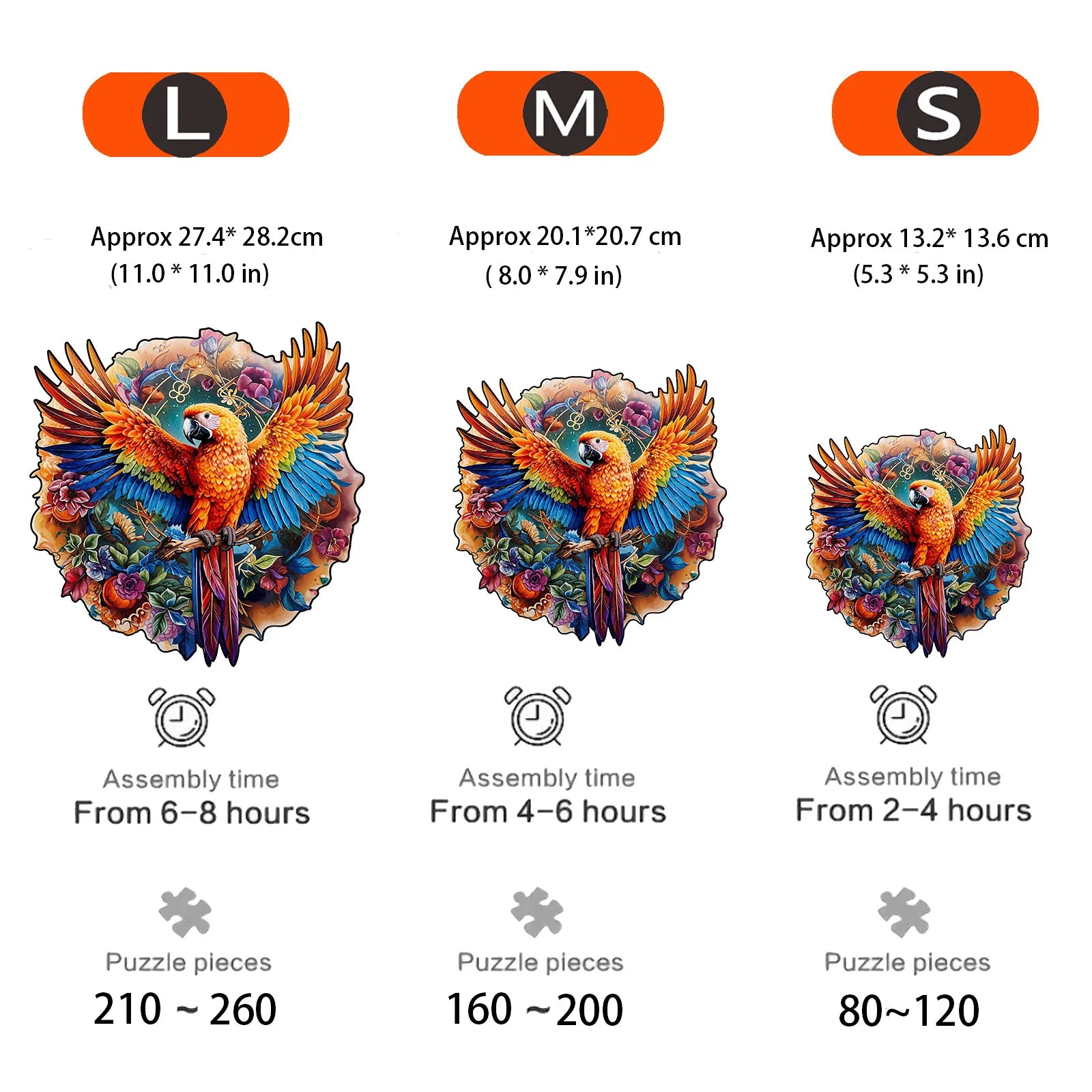CowLost | product_id-wooden-3d-parrot-puzzle-gift |2