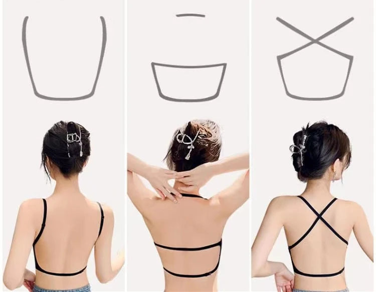 CowLost | product_id-large-seamless-u-shaped-backless-strapless-push-up-bra-for-women |6