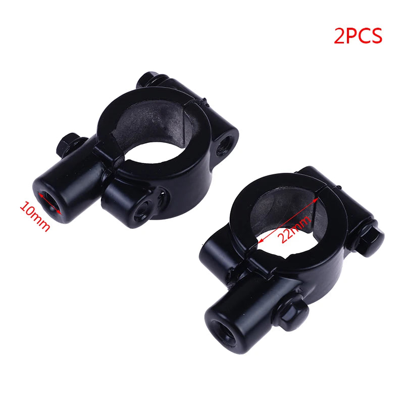 CowLost | 2pcs-22mm-handlebar-10mm-8mm-6mm-thread-motorcycle-mirror-mount |12