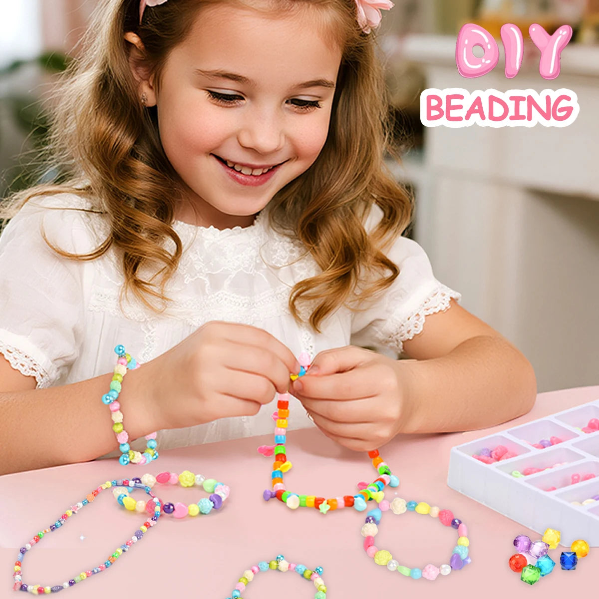 CowLost | product_id-diy-handmade-beaded-toy-set-for-bracelets-necklaces-gifts-for-girls |4