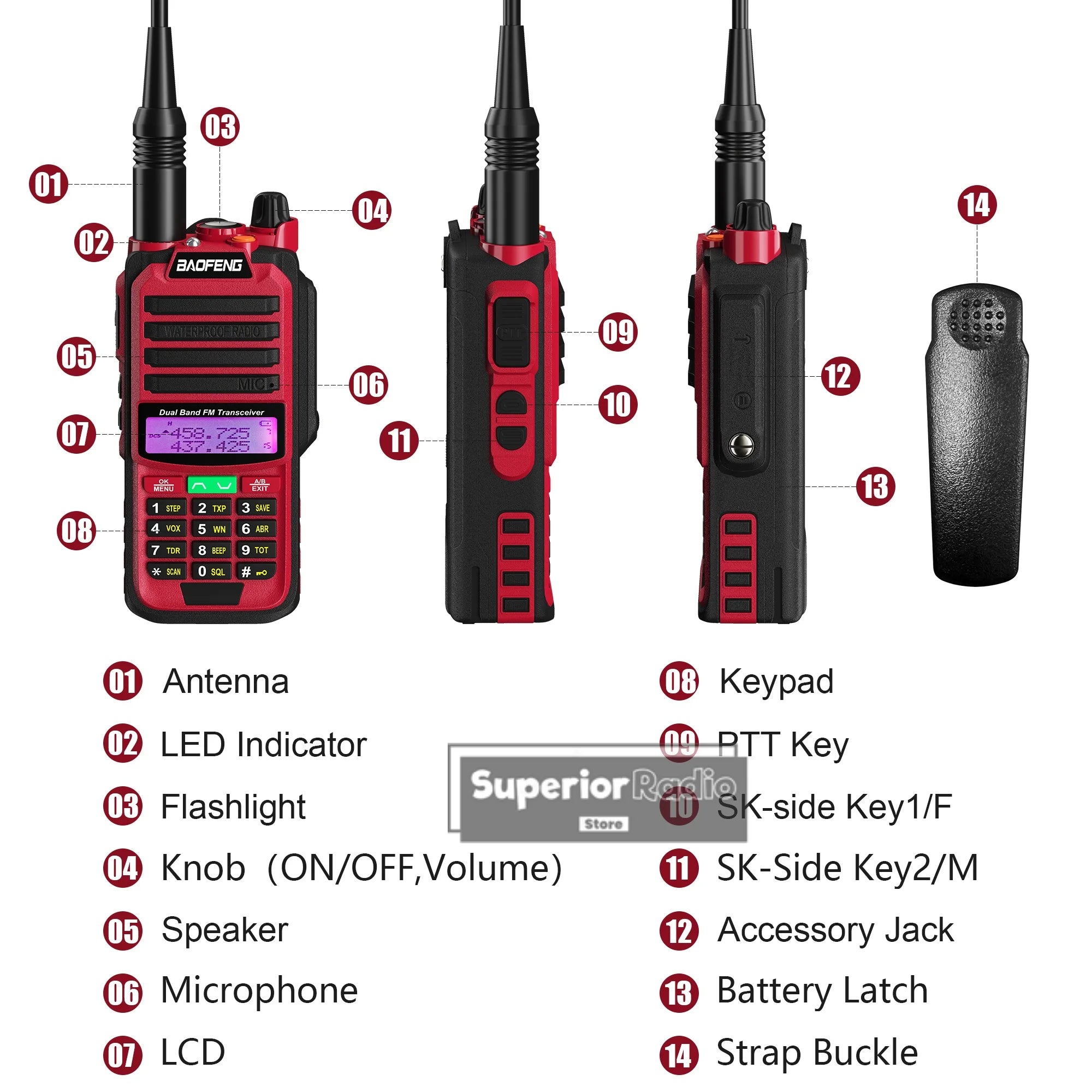 CowLost | mobile-phone-cases-baofeng-uv-68-pro-max-v2-walkie-talkie-ip67-waterproof-usb-c-charger-long-range-fm-radio-128-channels |16