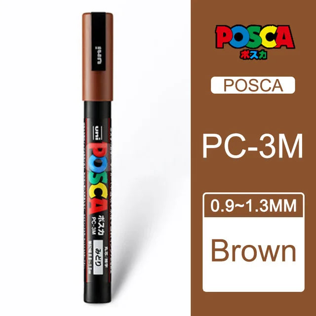 CowLost | product_id-uni-posca-pc-1m-3m-5m-multi-color-acrylic-permanent-marker-for-fabric-rock-metal-pop-posters-graffiti |78