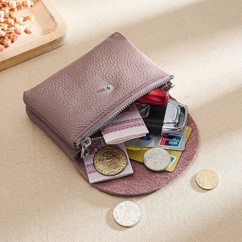 CowLost | activewear-pants-genuine-top-layer-cowhide-coin-purse-for-women |17