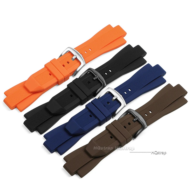 Soft Silicone Replacement Watchband for Michael Kors MK8729 MK8184 MK9020 MK9026 MK8152 13x29mm