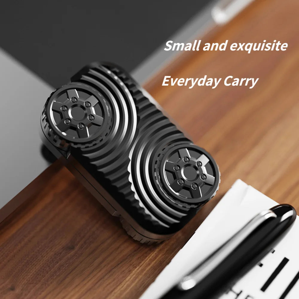 CowLost | wheel-edc-push-slider-metal-finger-gyro-desk-fidget-toys-adhd-anxiety-relief-decompression-games-for-adults-stress-relief-gifts |1