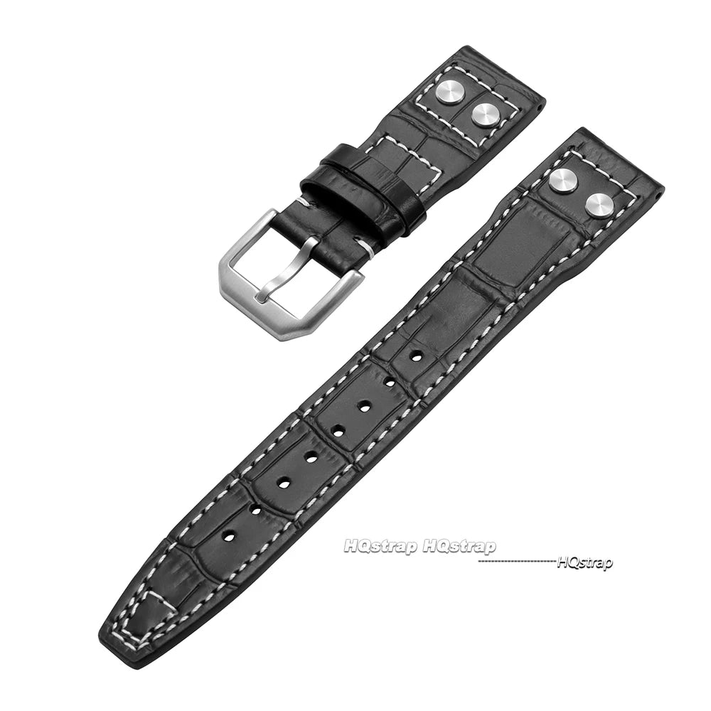 CowLost | bracelets-product_id-genuine-leather-watch-band-20mm-22mm-for-iwc-pilot-waterproof-cowhide-strap-unisex-sport-wristbelt |10