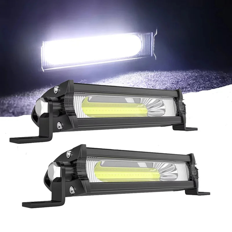 CowLost | cob-car-led-work-light-high-brightness-waterproof-driving-lamp-offroad-suv-truck-headlights-12v-24v-auto-drl-spotlight-6000k |1