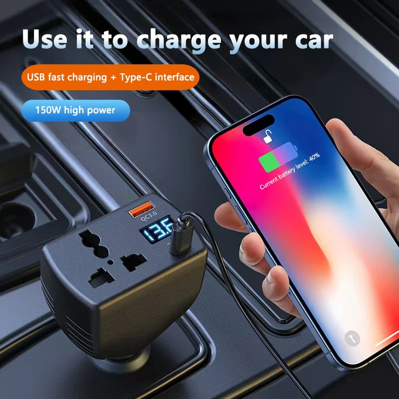 CowLost | product_id-2025-150w-12v-to-220v-car-power-inverter-with-usb-charger |4