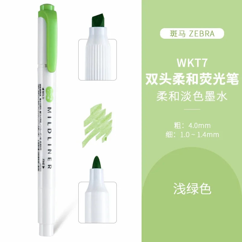 CowLost | product_id-zebra-wkt7-mildliner-dual-tip-highlighter-japanese-stationery-1pc |49
