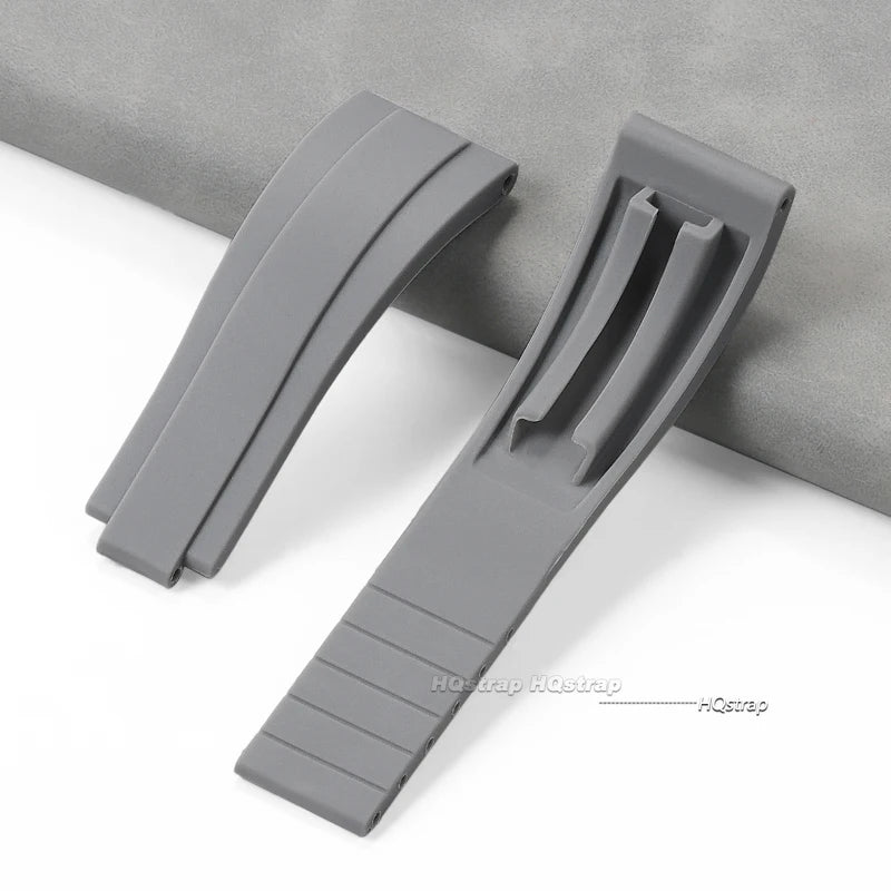 High Quality 20mm Silicone Watch Strap for Rolex Daytona Waterproof Wristband
