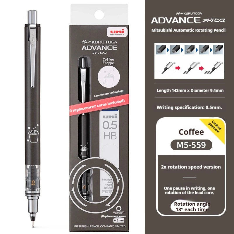 CowLost | product_id-uni-mitsubishi-kuru-toga-m5-559-0-5mm-limited-illustration-pencil-set-with-double-rotation-engine-for-precision-writing-drawing |18