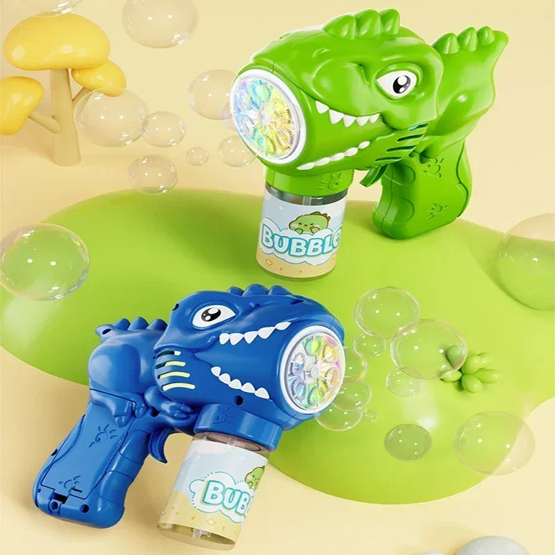 CowLost | product_id-6-hole-dinosaur-electric-bubble-gun-with-light-automatic-soap-blower-toy |12