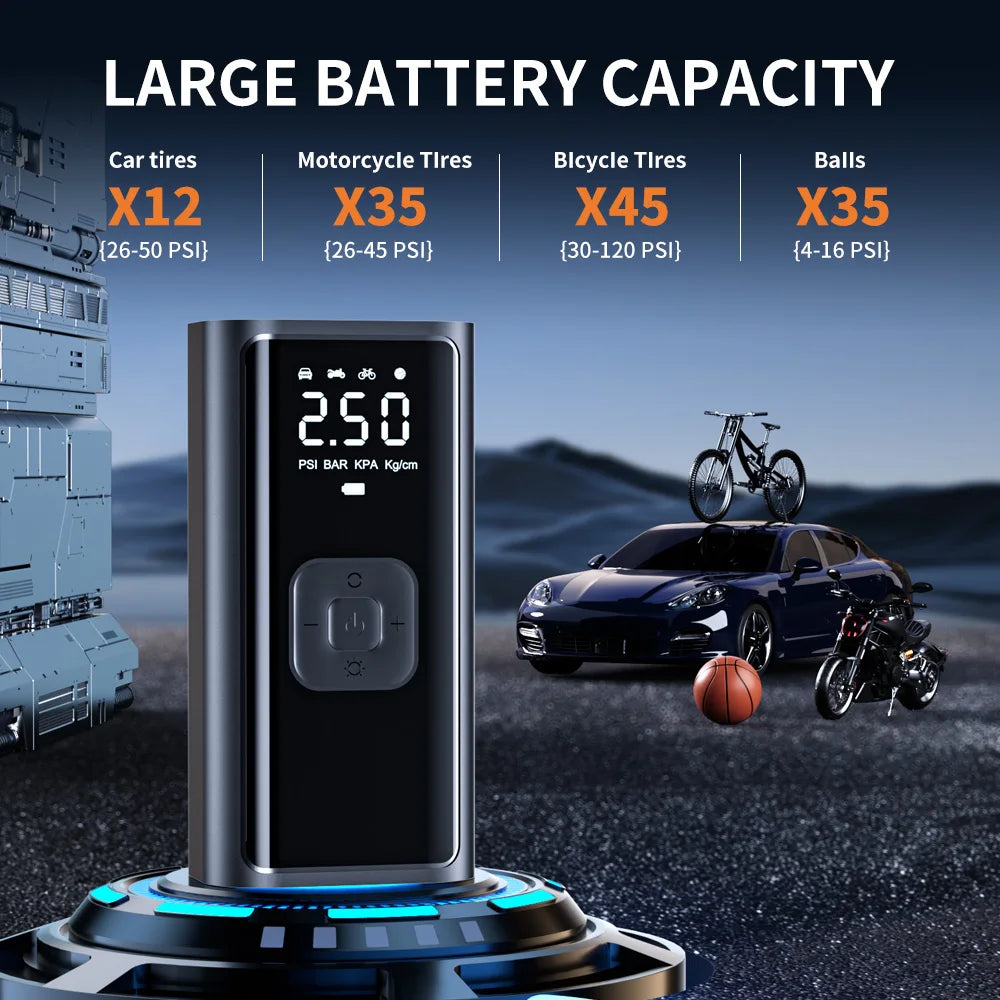 CowLost | ball-pumps-product_id-yiju-portable-rechargeable-digital-tire-inflator-pump-for-car-bicycle-football |1