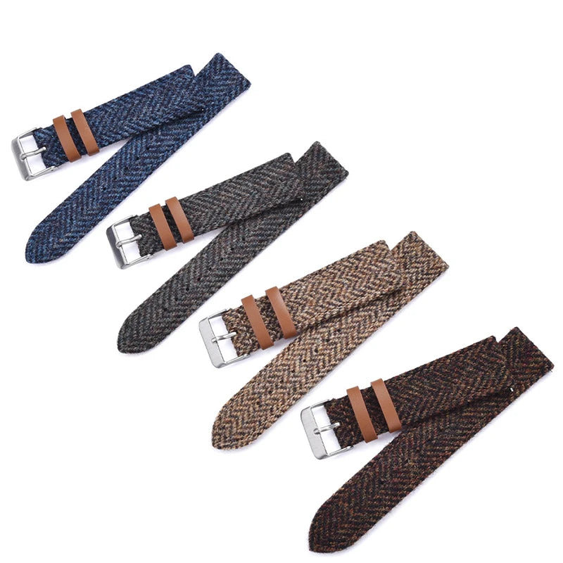 CowLost | bracelets-product_id-retro-nylon-leather-quick-release-wrist-strap-for-seiko-rolex-watchbands-unisex |13