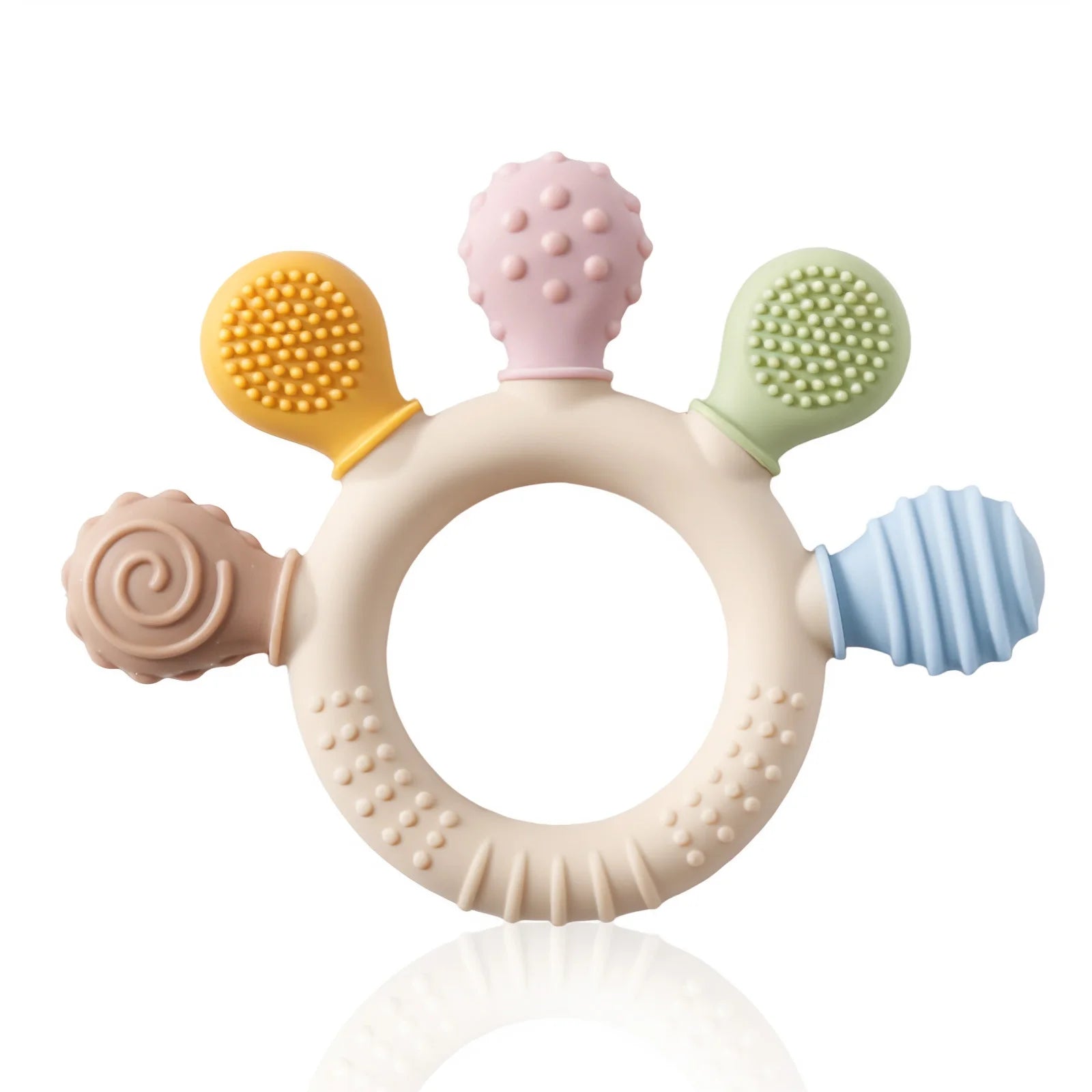 CowLost | baby-transport-accessories-silicone-montessori-baby-educational-teething-toy-10cm |20