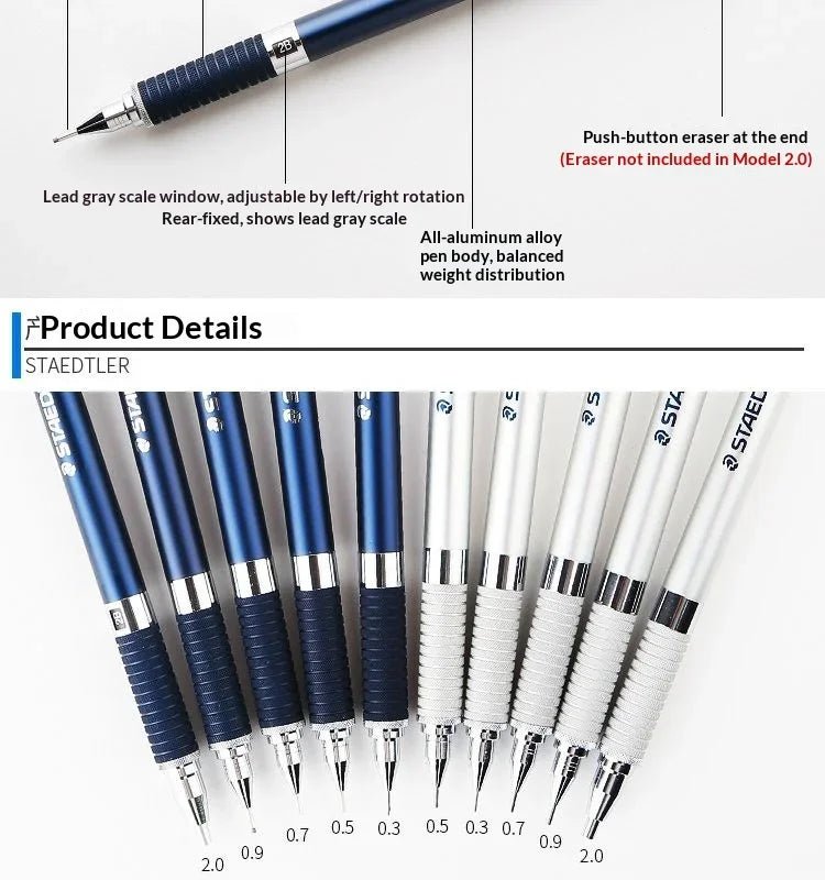 CowLost | product_id-staedtler-925-metal-mechanical-pencil-0-3-2-0mm-shatter-proof-for-technical-drawing-exams |13
