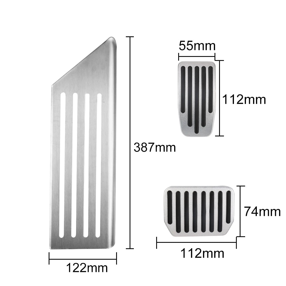 CowLost | product_id-aluminum-alloy-brake-pedal-with-rubber-cover-for-tesla-model-3-and-model-y-interior |9
