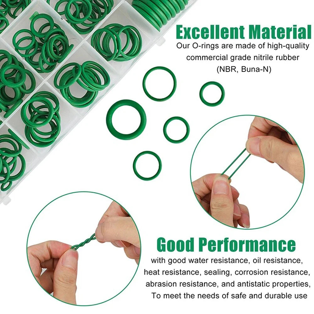 CowLost | 530-270pcs-o-type-sealing-rubber-ring-automotive-air-conditioning-compression-confidential-seal-maintenance-rubber-accessories |2