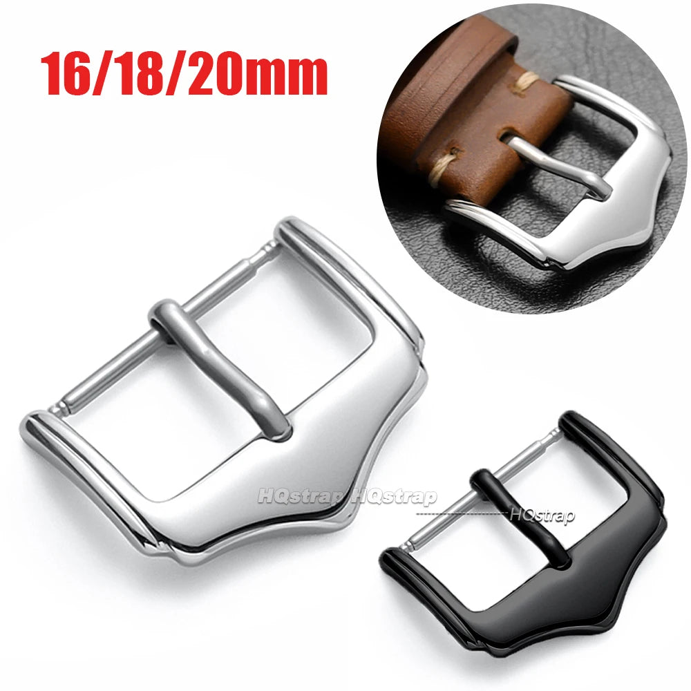 CowLost | watch-bands-product_id-stainless-steel-watch-strap-clasp-16mm-20mm-silver-pin-buckle-accessories |9