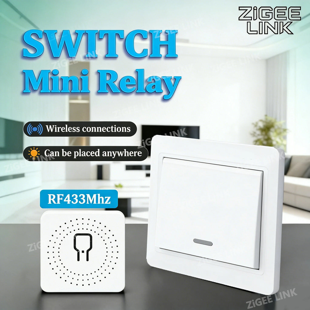 CowLost | fan-remote-controls-product_id-rf-433mhz-wireless-smart-wall-switch-panel-with-mini-relay-receiver-for-led-lights-and-fans |1