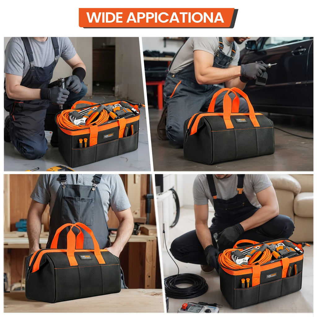 CowLost | product_id-14inch-electrician-tool-bag-with-12-pockets-heavy-duty-for-diy-and-craftsmen |2
