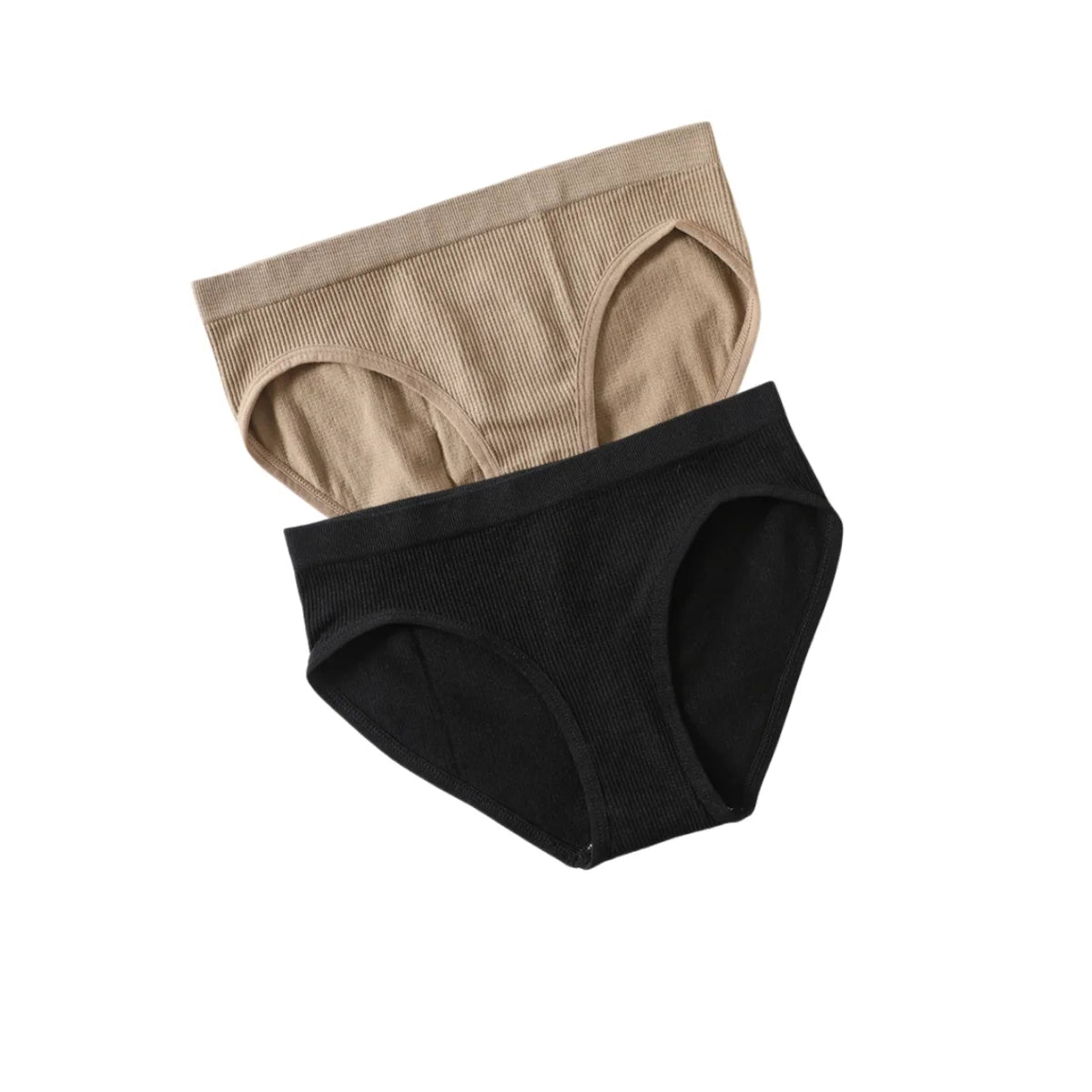 CowLost | product_id-2-pack-low-rise-seamless-womens-bikini-briefs-full-coverage-underwear |18