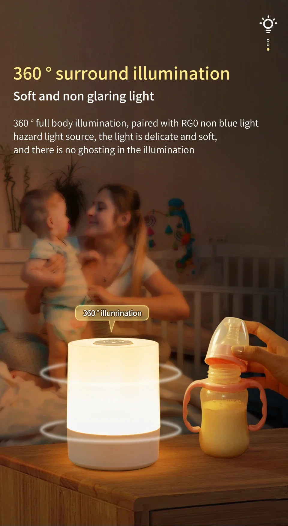 CowLost | product_id-touch-usb-rechargeable-night-lamp-with-3-dimming-modes-soft-ambient-bedside-light-for-kids |11