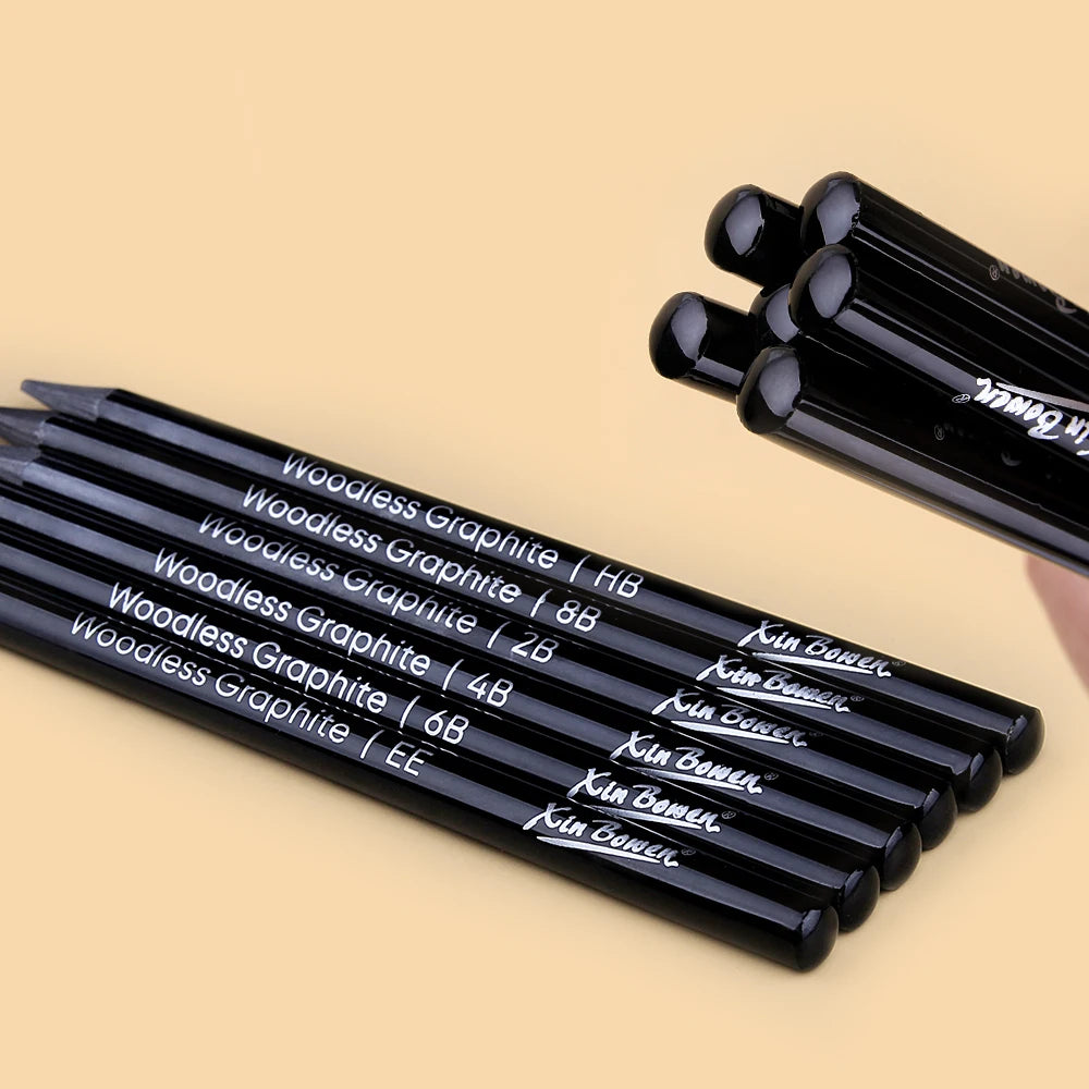 CowLost | wood-free-graphite-sketching-carbon-pencil-set |4