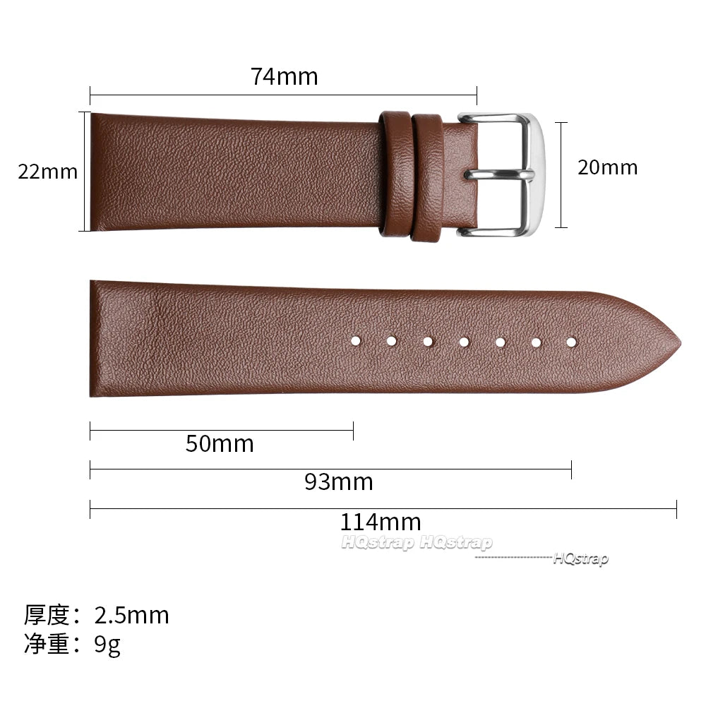CowLost | product_id-ultra-thin-soft-leather-watch-strap-12-22mm-sport-wristband-brown-black |8