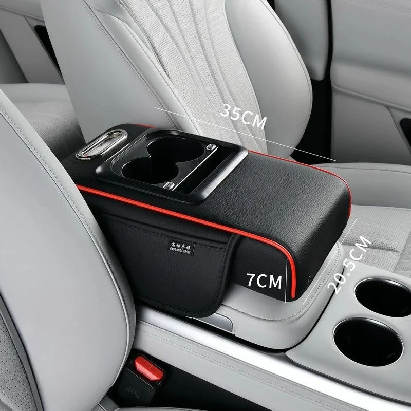 CowLost | multi-function-car-armrest-box-with-usb-port |1