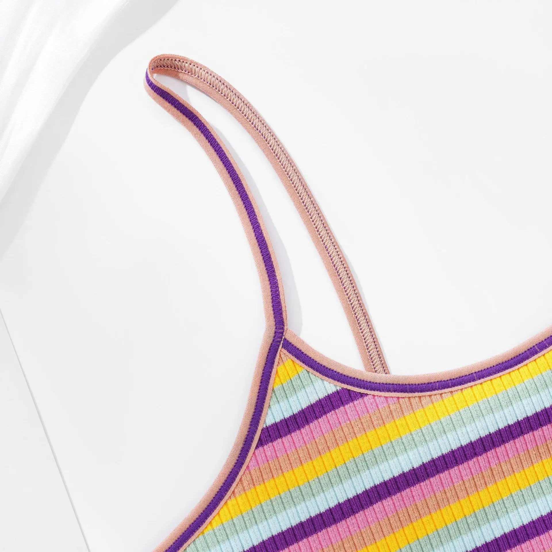 CowLost | product_id-women-s-cotton-thin-striped-wireless-breathable-no-pad-bralette |9