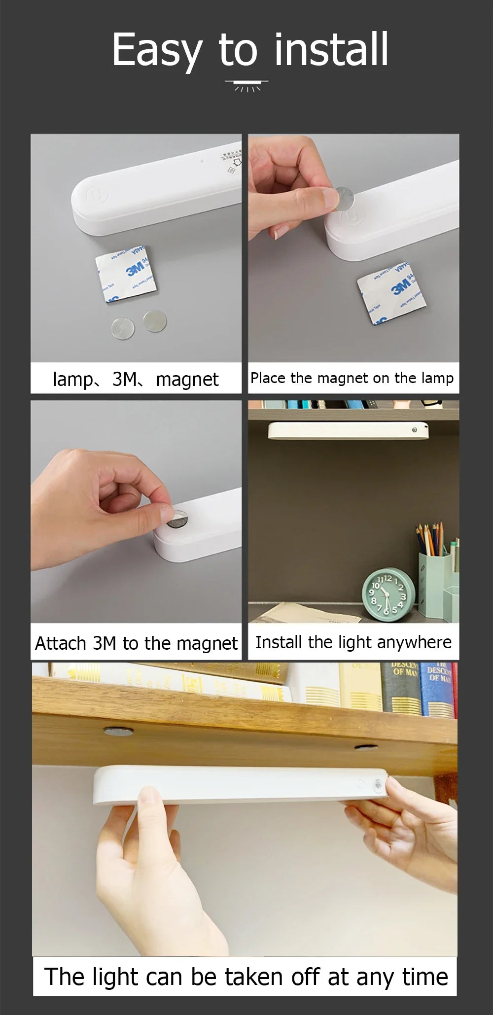 CowLost | product_id-kfvc-magnetic-usb-rechargeable-dimmable-led-desk-lamp-for-bedroom-office-study |12