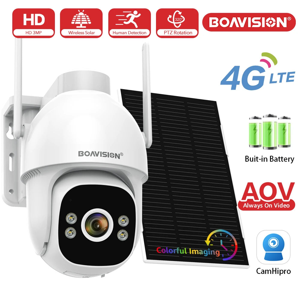 CowLost | aov-4g-solar-camera-outdoor-3mp-humanoid-detection-7-24h-recording-full-color-night-vision-built-in-battery-security-camera |1
