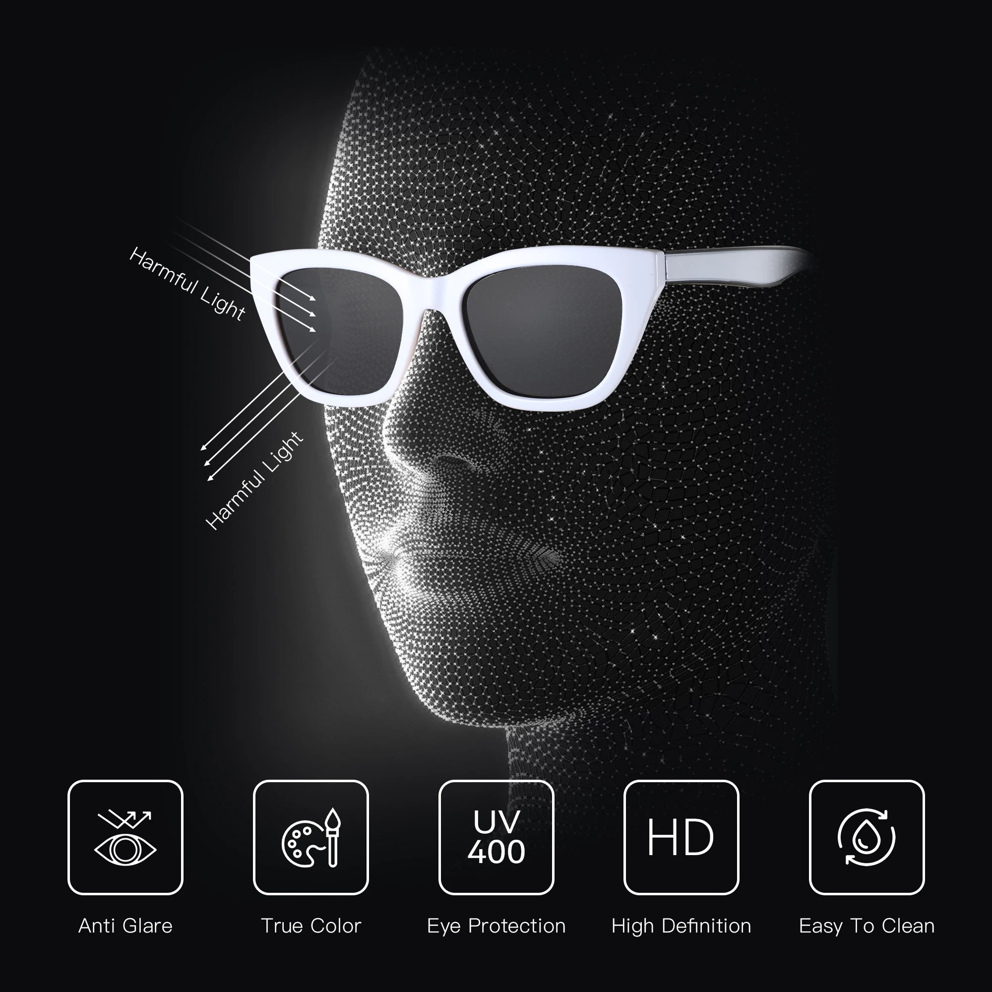 CowLost | zenottic-square-polarized-sunglasses-2025-fashion-women-thick-frame-uv400-protection |9