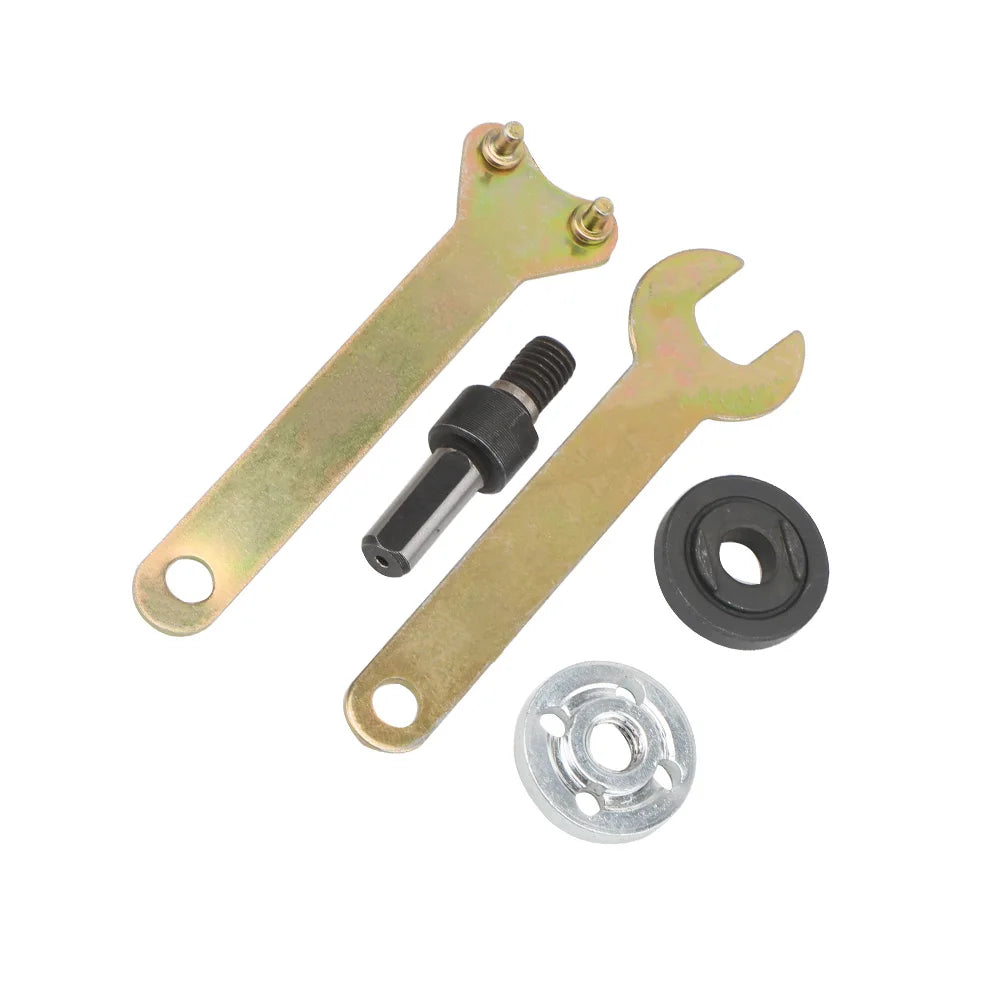 CowLost | product_id-10mm-drill-to-angle-grinder-handle-holder-adapter-for-cutting-disc-polishing-wheel-set |8