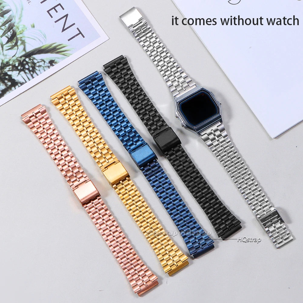 CowLost | product_id-stainless-steel-metal-watchband-strap-for-casio-sgw400-f91w-f84-f105-108-a158-168-ae1200-1300-unisex |15