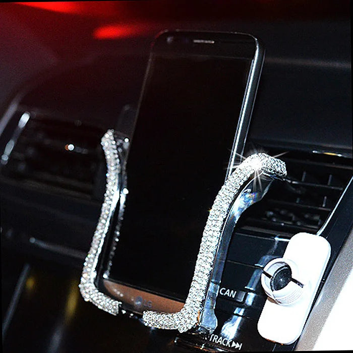 CowLost | product_id-diamond-crystal-car-air-vent-phone-holder-clip-stand-bracket-interior-accessory |21