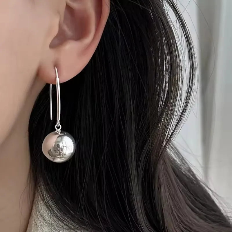 CowLost | 925-sterling-silver-vintage-tassel-ball-earrings-for-women |1